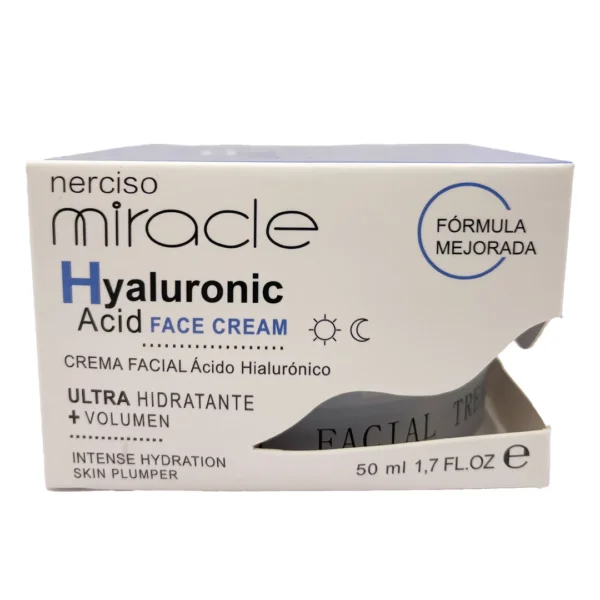 كريم الوجه Nerciso Miracle Hyaluronic Acid – ترطيب عميق + امتلاء للبشرة