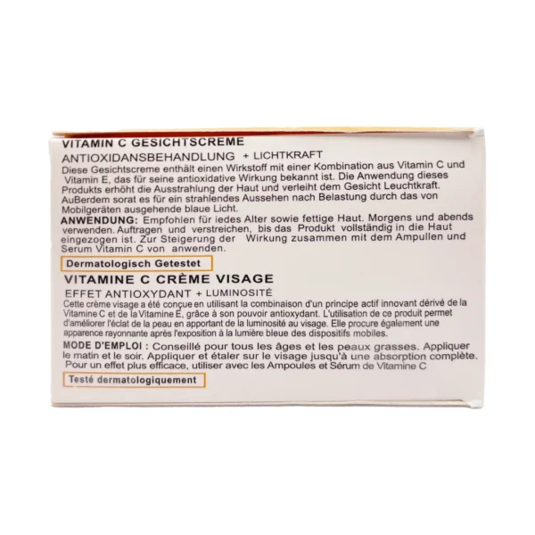 كريم الوجه Nerciso Miracle Vitamin C – تفتيح، مضاد أكسدة، إشراقة مضاعفة (1) كريم الوجه Nerciso Miracle Vitamin C – تفتيح التصبغات، مضاد أكسدة، إشراقة مضاعفة