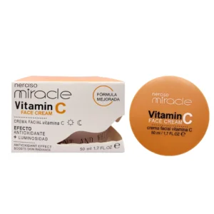 كريم الوجه Nerciso Miracle Vitamin C – تفتيح، مضاد أكسدة، إشراقة مضاعفة (4) كريم الوجه Nerciso Miracle Vitamin C – تفتيح التصبغات، مضاد أكسدة، إشراقة مضاعفة