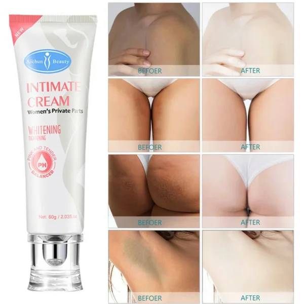 كريم تفتيح وشد المناطق الحساسة موازنة PH ترطيب وترميم ونعومة