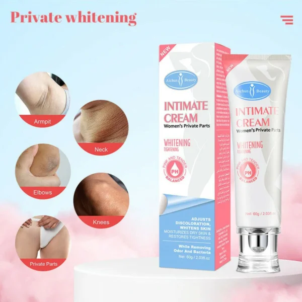 كريم تفتيح وشد المناطق الحساسة موازنة PH ترطيب وترميم ونعومة