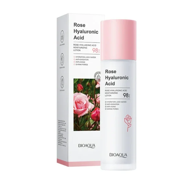 لوشن الورد وحمض الهيالورونيك - ترطيب عميق وتفتيح وشد للبشرة Rose Hyaluronic Acid Lotion (9) لوشن الورد وحمض الهيالورونيك - ترطيب عميق وتفتيح وشد للبشرة Rose Hyaluronic Acid Lotion