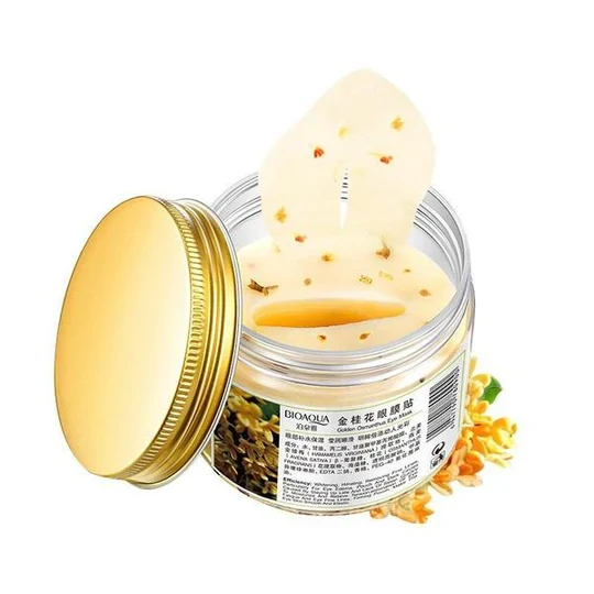 ماسك العين Eye Patches للهالات السوداء والانتفاخ والتجاعيد BIOAQUA خلاصة زهرة الأوسمانثوس