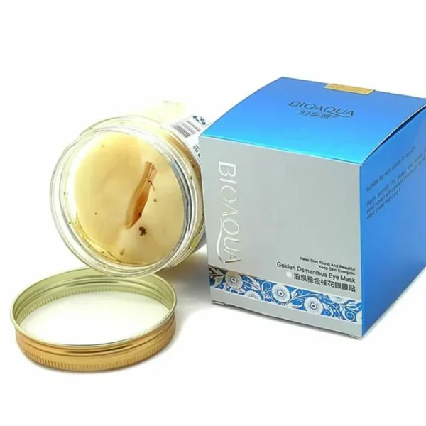 ماسك العين Eye Patches للهالات السوداء والانتفاخ والتجاعيد BIOAQUA خلاصة زهرة الأوسمانثوس