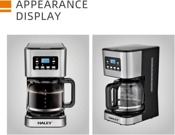 ماكينة تحضير القهوة بالتنقيط – سعة 1.5 لتر (12 كوب) مع خاصية الحفاظ على السخونة