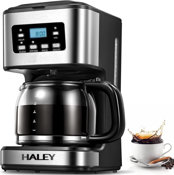 ماكينة تحضير القهوة بالتنقيط – سعة 1.5 لتر (12 كوب) مع خاصية الحفاظ على السخونة