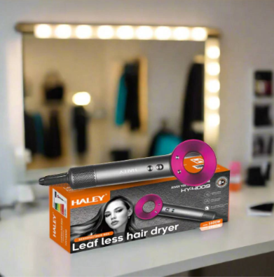 مجفف شعر بقدرة 1600 واط مع أوضاع متعددة وتبريد فوري – تصميم خفيف وصامت