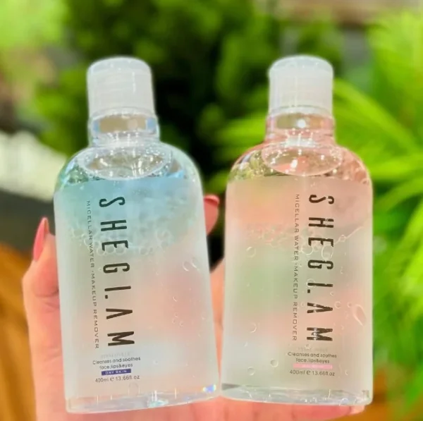 مزيل مكياج ماء ميسيلار للبشرة الجافة 400 مل SHEGLAM Micellar Water Dry Skin