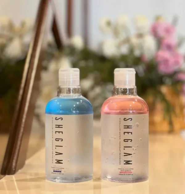 مزيل مكياج ماء ميسيلار للبشرة الجافة 400 مل SHEGLAM Micellar Water Dry Skin