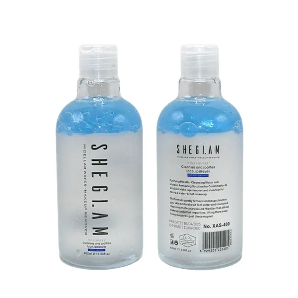 مزيل مكياج ماء ميسيلار للبشرة الجافة 400 مل SHEGLAM Micellar Water Dry Skin