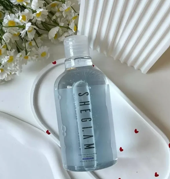 مزيل مكياج ماء ميسيلار للبشرة الجافة 400 مل SHEGLAM Micellar Water Dry Skin