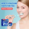 مسحوق بودرة تبييض الاسنان بحمض الهيالورونيك لإزالة التصبغات والجير والبلاك