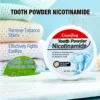 مسحوق تبييض الاسنان Nicotinamide إزالة التصبغات العنيدة وازالة البلاك وتقوية الاسنان