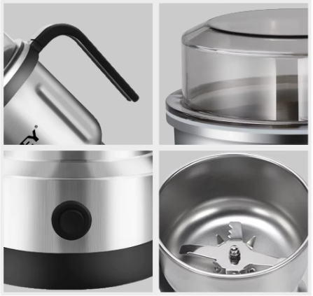 مطحنة كهربائية 300 واط ستانلس ستيل - متعددة الاستخدامات للقهوة و التوابل