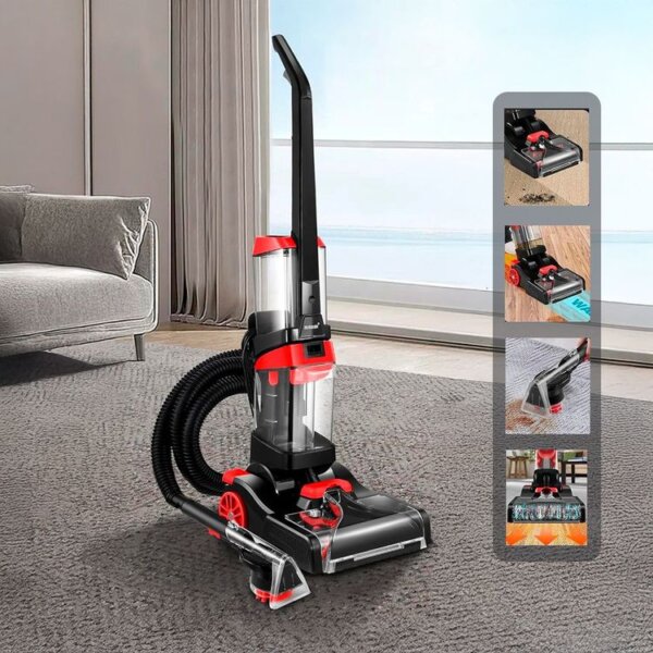 مكنسة غسيل السجاد والكنب والتجفيف السريع من Electra  – بقوة 800 واط