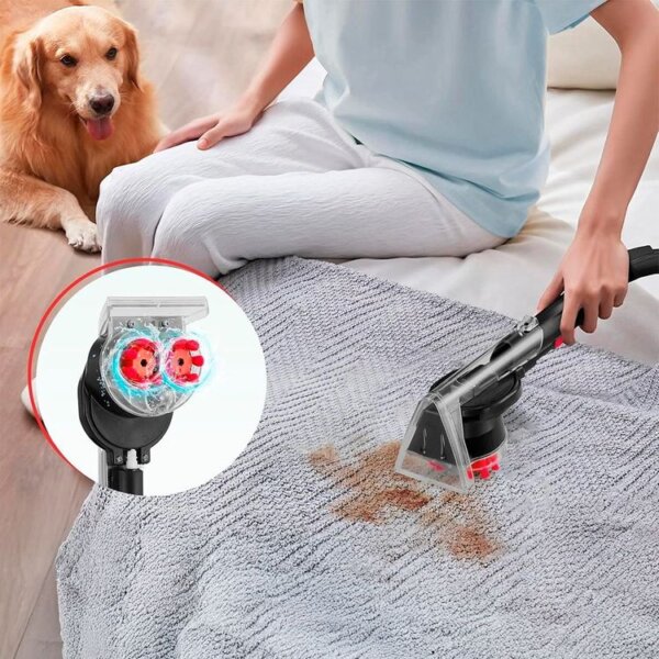 مكنسة غسيل السجاد والكنب والتجفيف السريع من Electra  – بقوة 800 واط