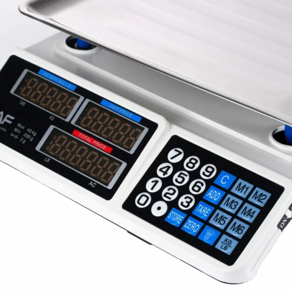 ميزان RAF ديجتال تجاري - حمولة 40 كغم بدقة عالية