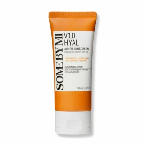 واقي شمس SOME BY MI V10 Hyal Air Fit Sunscreen SPF50 تركيبة النياسيناميد والهيالورونيك - منتجات كورية