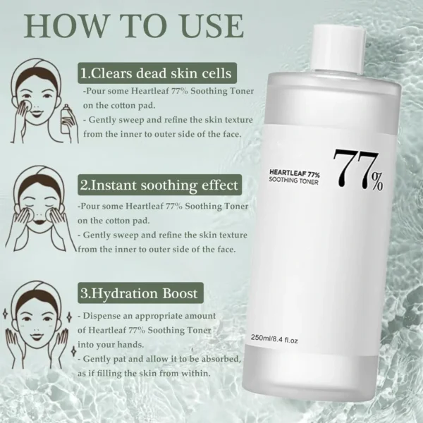 تونر 77% هارتليف من ANUA لتهدئة البشرة Heartleaf 77% Soothing – منتجات كورية