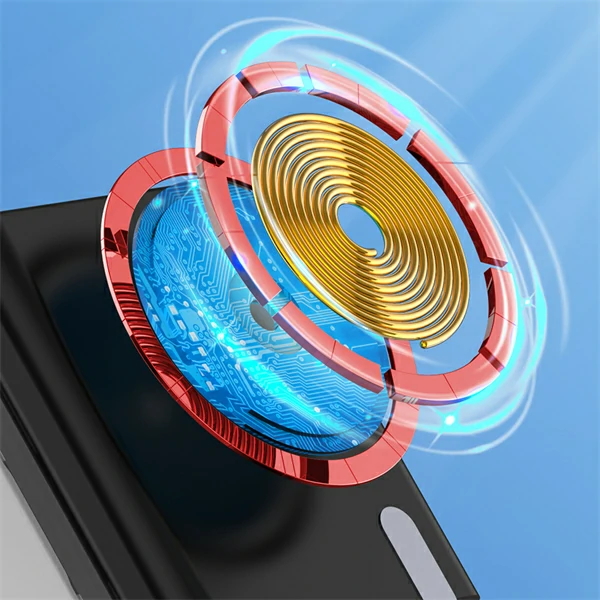 باور بنك مغناطيسي لاسلكي سريع 15W بسعة 10000mAh ماركة LDNIO PQ16