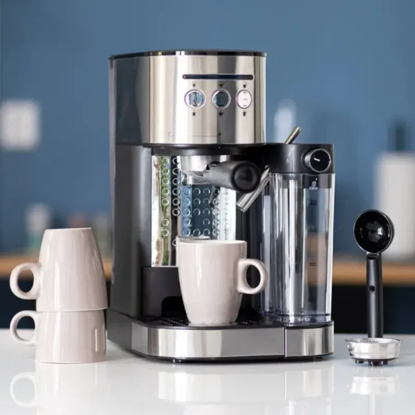 ماكينة الإسبريسو Sayona بقوة 20 بار سعة ماء كبير 1.2 لتر - تسخين سريع