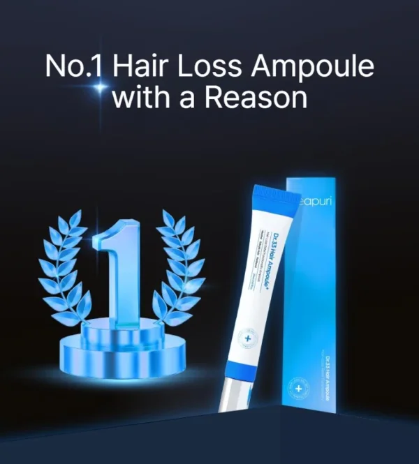 سيروم مكثف لعلاج تساقط الشعر وتقوية فروة الرأس - Seapuri Dr.33 Hair Ampoule 20ml
