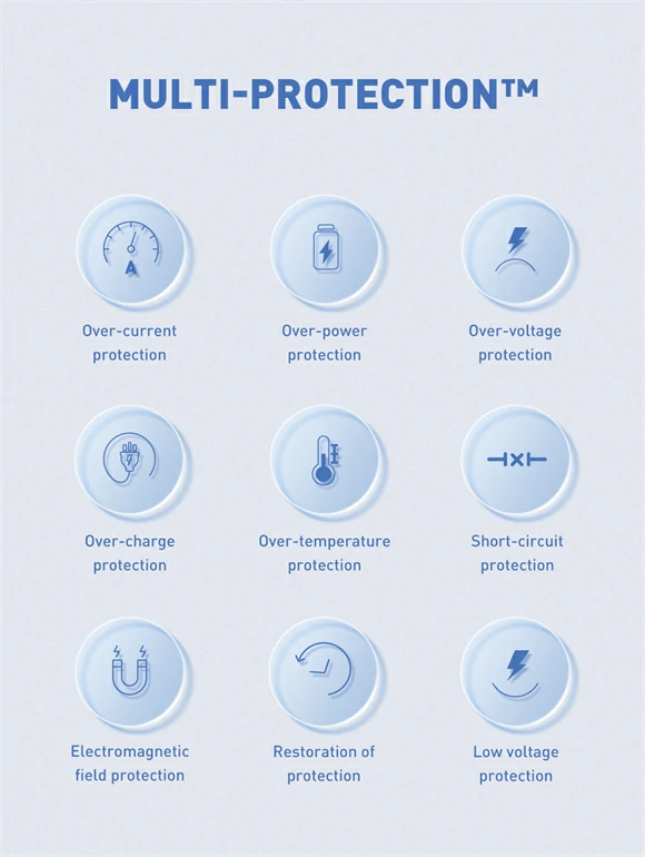 باور بنك مغناطيسي لاسلكي سريع 15W بسعة 20000mAh ماركة LDNIO PQ18