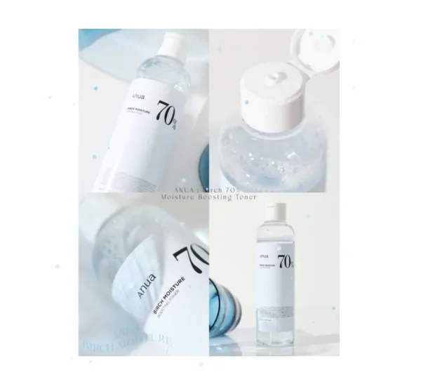 تونر Anua Birch 70 Moisture Boosting Toner بـ البانثينول و10 أنواع هيالورونيك – منتجات كورية