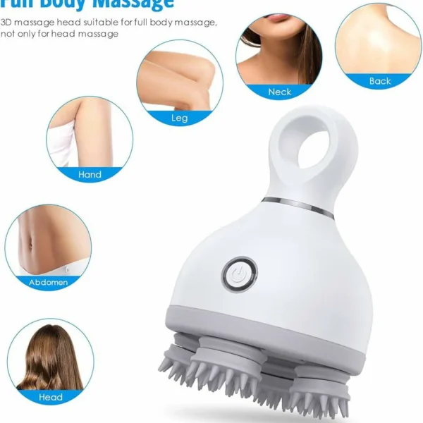 جهاز مساج متعدد الاستخدامات لتدليك عميق و تنظيف لطيف بـ 3 أوضاع