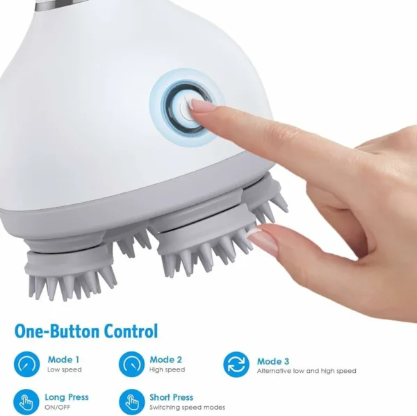 جهاز مساج متعدد الاستخدامات لتدليك عميق و تنظيف لطيف بـ 3 أوضاع