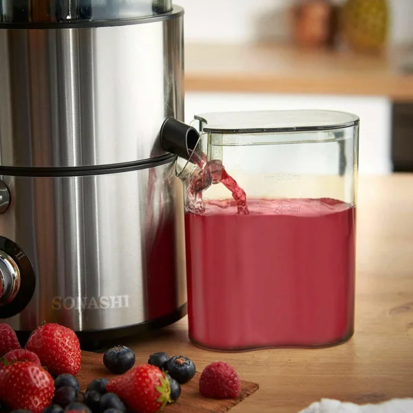خلاط و عصارة Sonashi  بقوة 800 واط –  4*1 ستانلس ستيل متعدد الاستخدامات