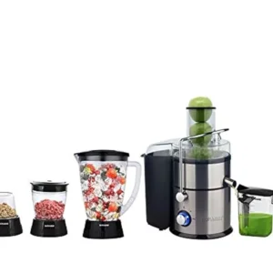 خلاط و عصارة Sonashi  بقوة 800 واط –  4*1 ستانلس ستيل متعدد الاستخدامات