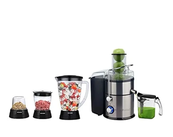 خلاط و عصارة Sonashi  بقوة 800 واط –  4*1 ستانلس ستيل متعدد الاستخدامات