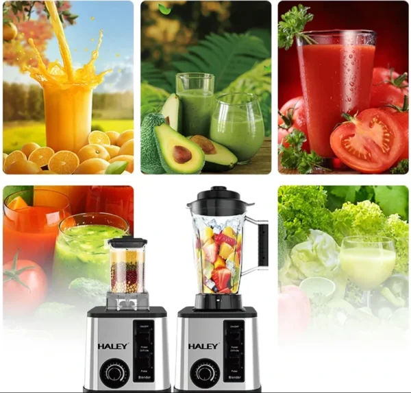 خلاط و فرامة متعدد الاستخدامات بقوة هائلة 5500 واط سعة 2.5 لتر 15 سرعة