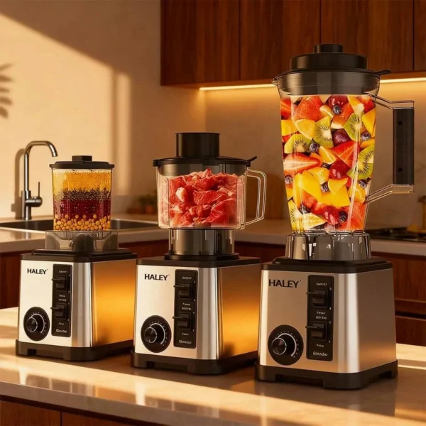 خلاط و محضّرة طعام  متعدد الوظائف قوة عالية 5500 واط سعة كبيرة 3.0 لتر