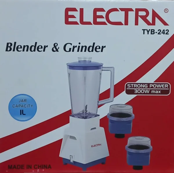 خلاط و مطحنة Electra خلاط + مطحنتان لطحن البهارات والمكسرات (3) خلاط و مطحنة Electra خلاط + مطحنتان لطحن البهارات والمكسرات