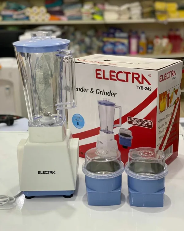 خلاط و مطحنة Electra خلاط + مطحنتان لطحن البهارات والمكسرات (4) خلاط و مطحنة Electra خلاط + مطحنتان لطحن البهارات والمكسرات