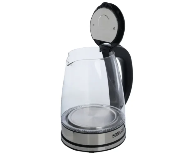 سخان Sonashi كهرباء زجاج بقوة 1500 واط سعة 1 لتر