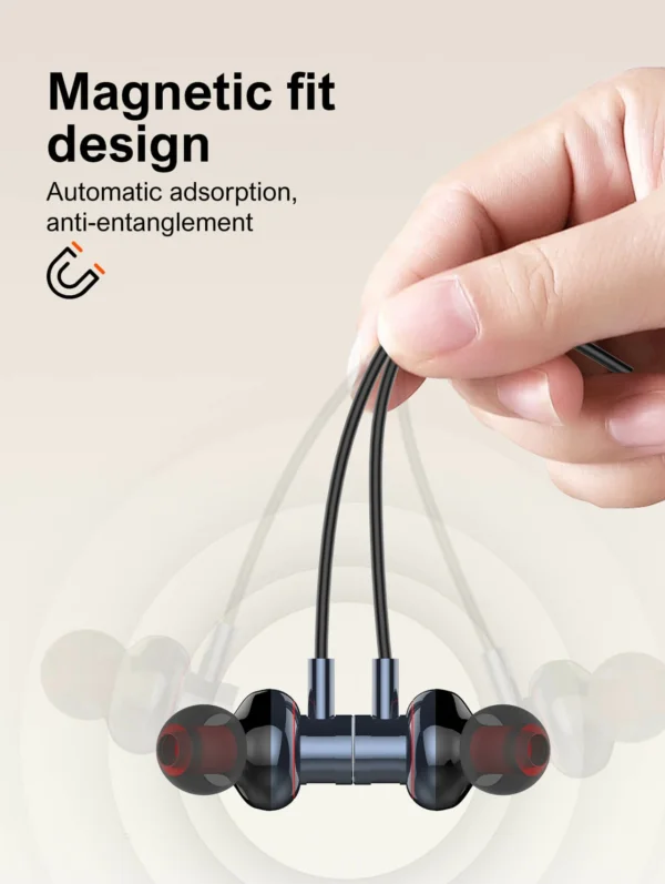 سماعة بلوتوث LDNIO الرقبة ستيريو عالي وبطارية عملاقة حتى 50 ساعة تشغيل N01