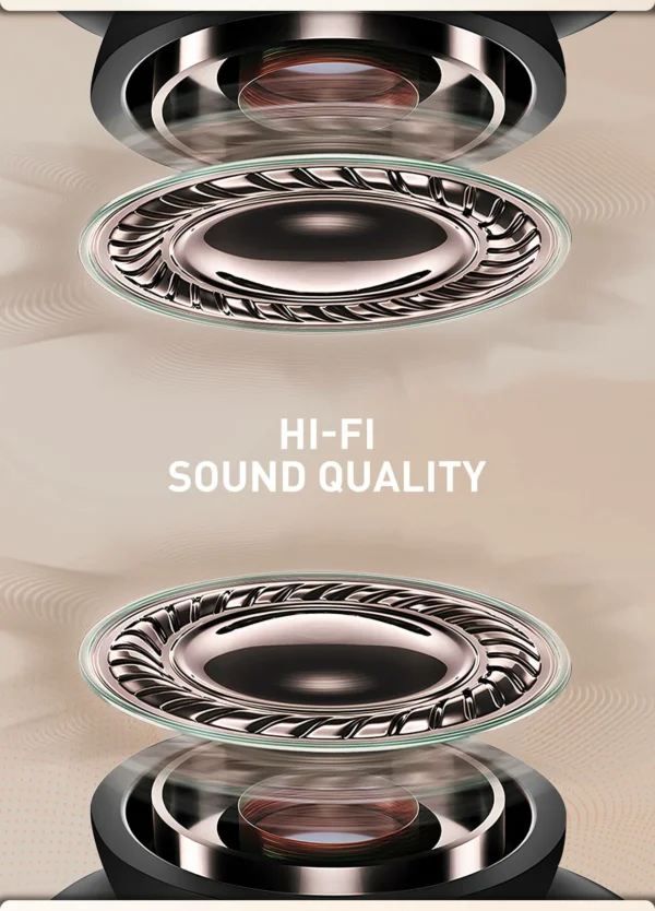 سماعة بلوتوث حول الرقبة بصوت ستيريو عالي الدقة مع مايكروفون LDNIO