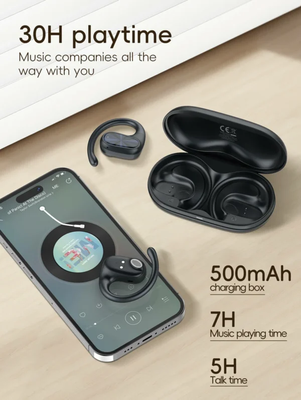 سماعة بلوتوث لاسلكية Over Ear من ماركة LDNIO – موديل T07