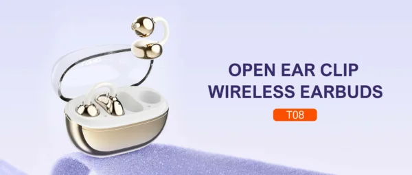 سماعة بلوتوث لاسلكية بتصميم Open Ear من ماركة LDNIO – موديل T08
