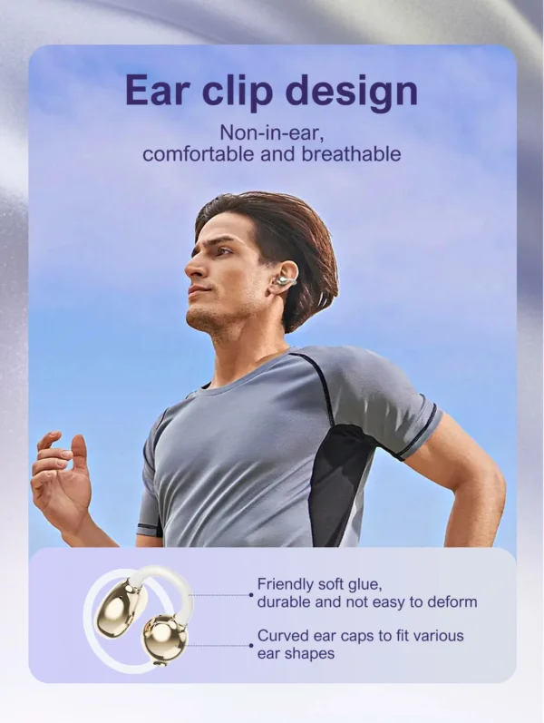 سماعة بلوتوث لاسلكية بتصميم Open Ear من ماركة LDNIO – موديل T08