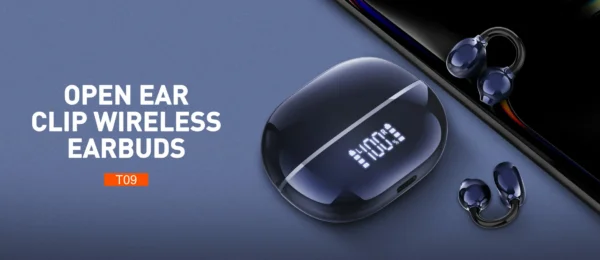 سماعة بلوتوث لاسلكية بتصميم Open Ear من ماركة LDNIO – موديل T09