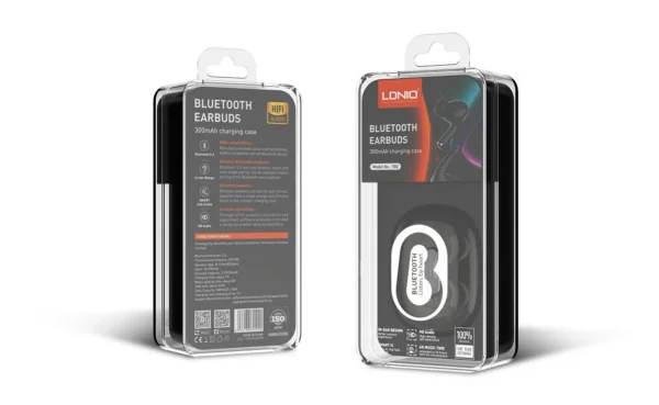سماعة بلوتوث لاسلكية In-Ear من ماركة LDNIO – موديل T02