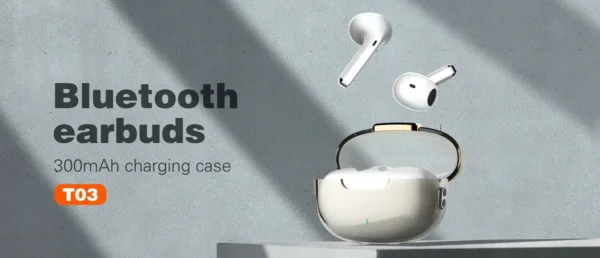 سماعة بلوتوث لاسلكية داخل الأذن من ماركة LDNIO – موديل T03