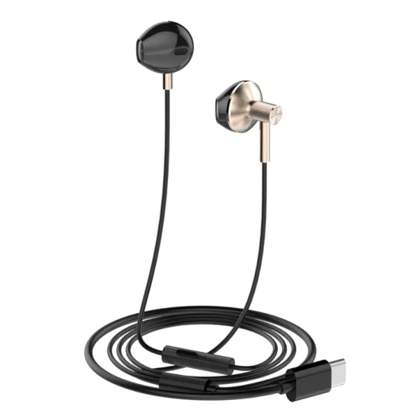 سماعة سلكية داخل الأذن Type C مع مايكروفون عالي الدقة – LDNIO HP-09C