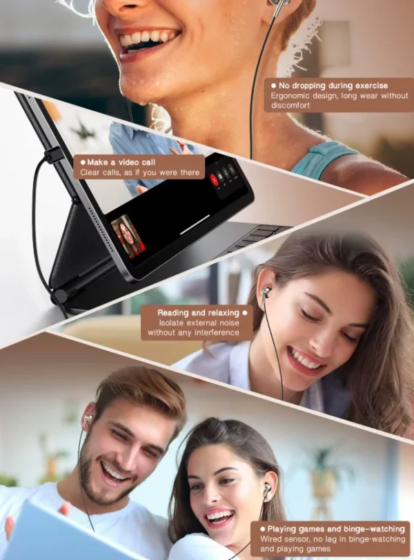 سماعة سلكية داخل الأذن Type C مع مايكروفون عالي الدقة – LDNIO HP-09C