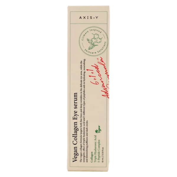 سيروم العيون كولاجين نباتي تجاعيد وانتفاخ وهالات + رأس مساج AXIS-Y Eye Vegan Collagen  – منتجات كورية