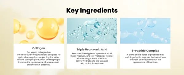 سيروم العيون كولاجين نباتي تجاعيد وانتفاخ وهالات + رأس مساج AXIS-Y Eye Vegan Collagen  – منتجات كورية